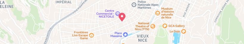 Map Of Rue Pastorelli, Nice, France, Street