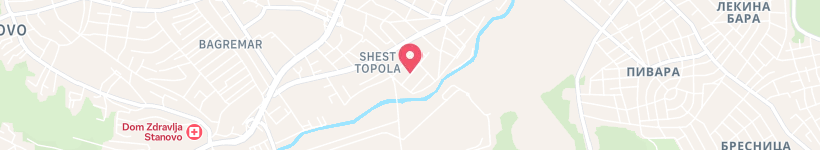 Map Of Santiceva, Kragujevac, Serbia, Street