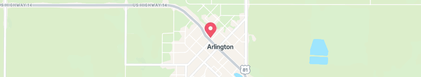 Map Of West Elm Street, Arlington, United States, Street