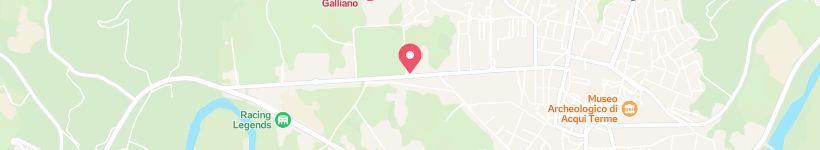 Kort Over Stradale Savona, Acqui Terme, Italien, Gade / Vej