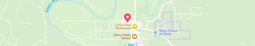 Map Of Northwest James Franks Avenue, Siletz, United States, Street