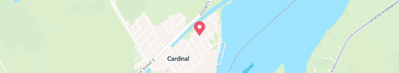 Map Of East Street, Cardinal, Canada, Street
