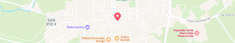 Map Of Via Gorizia, Rovigo, Italy, Street