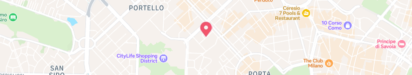 Mapa Via Francesco Filelfo, Milan, Itálie, Ulice