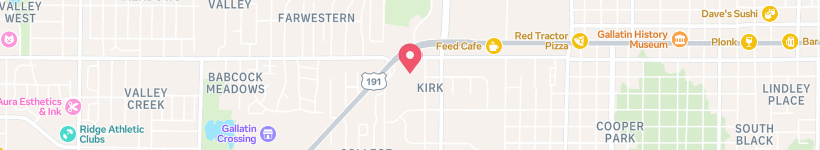 Map Of South 23Rd Avenue, Bozeman, United States, Street