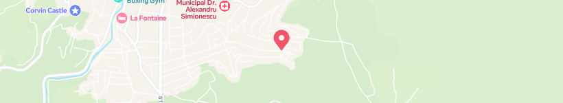 Map Of Strada Doctor Victor Babeș, Hunedoara, Romania, Street