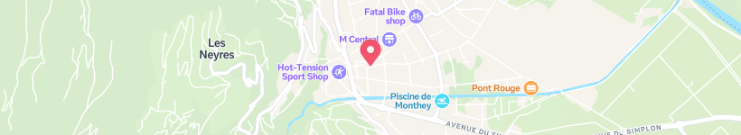 Map Of Avenue De L'Industrie, Monthey, Switzerland, Street
