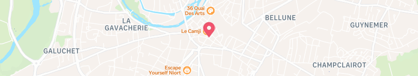 Map Of Rue Macaudrie, Niort, France, Street
