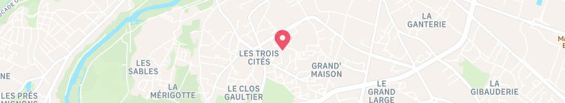 Map Of Rue Puvis De Chavannes, Poitiers, France, Street