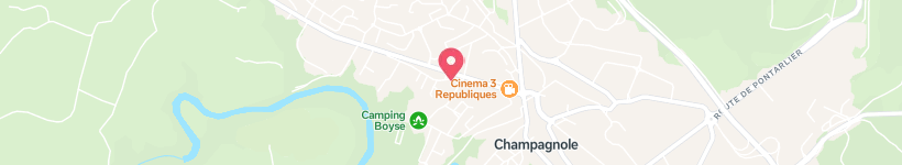 Map Of Rue Victor Bérard, Champagnole, France, Street