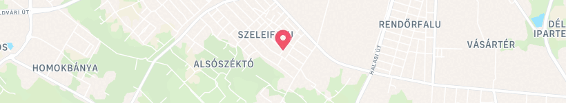 Map Of Hanság Utca, Kecskemét, Hungary, Street