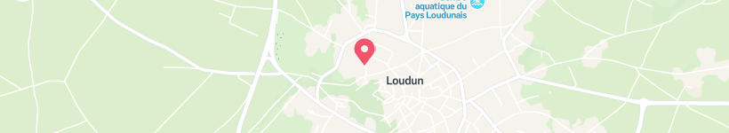 Map Of Rue Des Visitandines, Loudun, France, Street