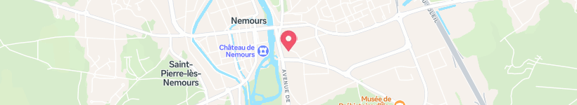 Map Of Rue Du Châtelet, Nemours, France, Street