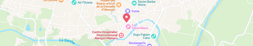 Karta Make, Alençon, France, Restoran