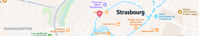 Bản Đồ Place Saint-Pierre-Le-Vieux, Strasbourg, Pháp, Đường