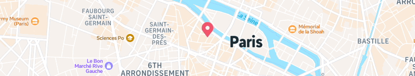 Map Of Rue Séguier, Paris, France, Street