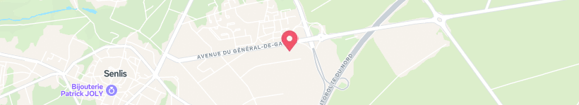 Map Of Avenue Du Général De Gaulle, Senlis, France, Street