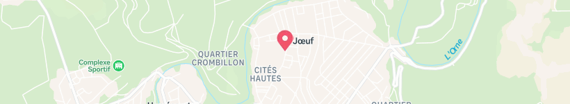 Map Of Rue De L'Hôtel De Ville, Jœuf, France, Street