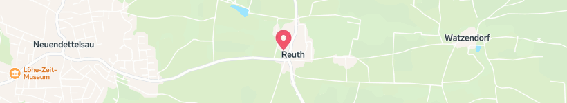 Map Of Reuth, Neuendettelsau, Germany, Street