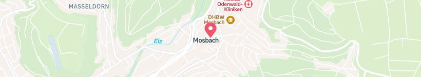 Map Of Kirchplatz, Mosbach, Germany, Street