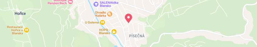 Map Of Husova, Blansko, Czechia, Street
