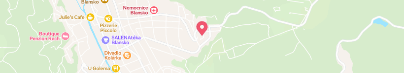 Map Of Podlesí, Blansko, Czechia, Street