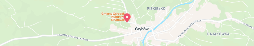 Map Of Jakubowskiego, Grybów, Poland, Street