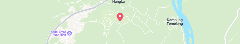 Map Of A166, Lenggong, Malaysia, Street
