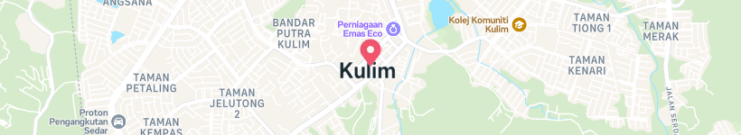 Kartta Jalan Tuanku Laksamana, Kulim, Malesia, Katu
