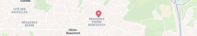 Map Of Rue Léon Pruvot, Hénin-Beaumont, France, Street