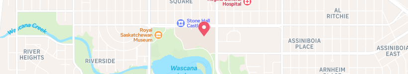 Map Of Broad Street, Regina, Canada, Street