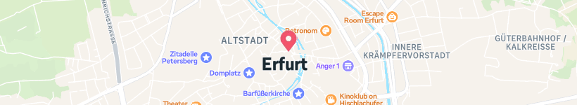 Map Of Waagegasse, Erfurt, Germany, Street