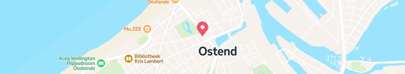 Map Of Canadaplein, Oostende, Belgium, Street