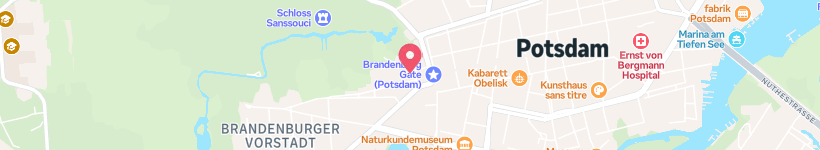 Map Of Luisenplatz, Potsdam, Germany, Street