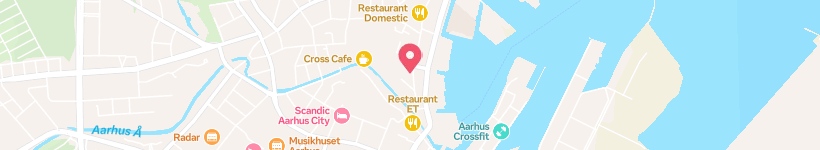 Mapa De Restaurant Hack, Aarhus, Dinamarca, Restaurant