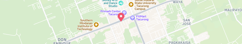 Map Of Asian Highway 26, Tacurong, Philippines, Street