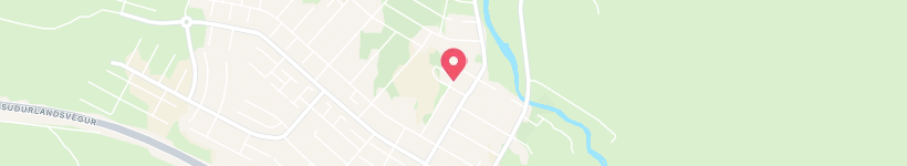 Map Of Hveramörk, Hveragerdi, Iceland, Street