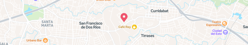 Map Of Calle Madrigal, Curridabat, Costa Rica, Street
